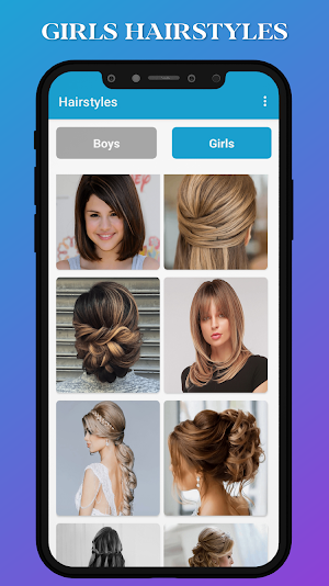 Men & Women Hairstyles Offline Screenshot 1