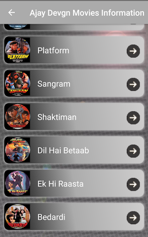 Ajay Devgn Movies List,Wallpapers Screenshot 2