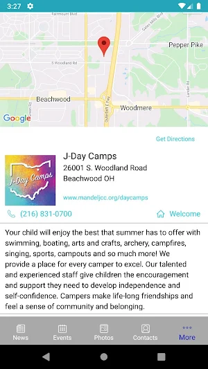 J Day Camps Screenshot 1