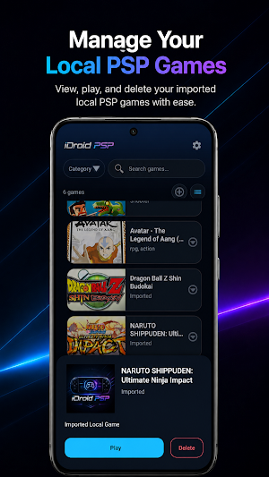 iDroid PSP Screenshot 2