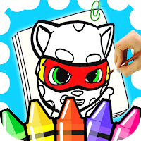Talking Juan Scary coloring
