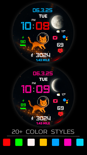WIN - Space Cat Animated Screenshot 1