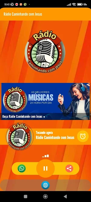 Rádio Caminhando com Jesus Screenshot 1
