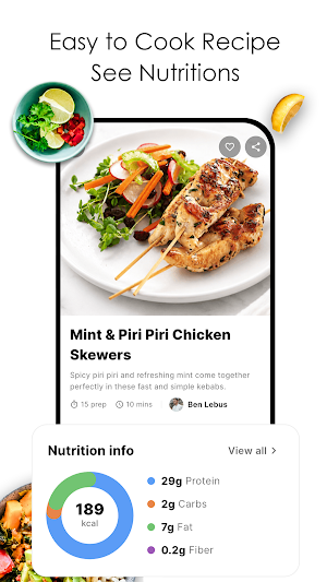 TastAI: Recipe・Calorie Counter Screenshot 1