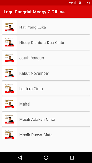 Lagu Dangdut Meggy Z Offline + Lirik Screenshot 1