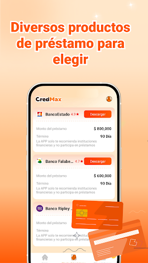 CredMax-seguro y rápido Screenshot 1