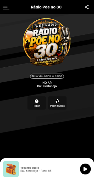 Rádio Põe no 30 Screenshot 0