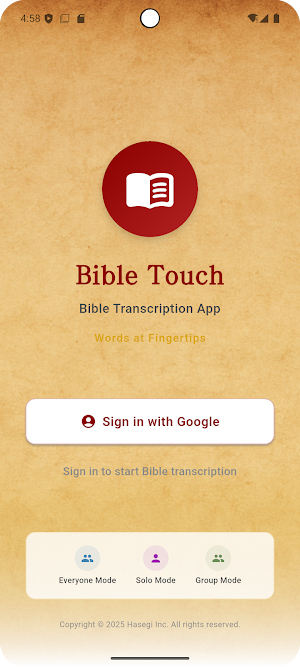 Bible Touch -Handwrite & Study Screenshot 0