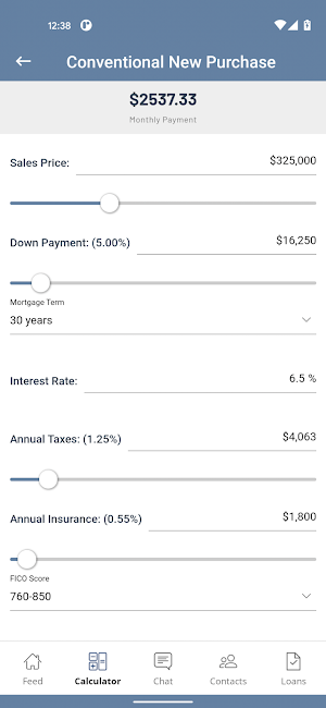 Homeowners Mortgage Screenshot 2