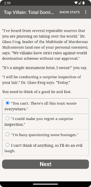 Top Villain: Total Domination Screenshot 2