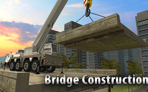Bridge Construction Crane Sim Screenshot 0