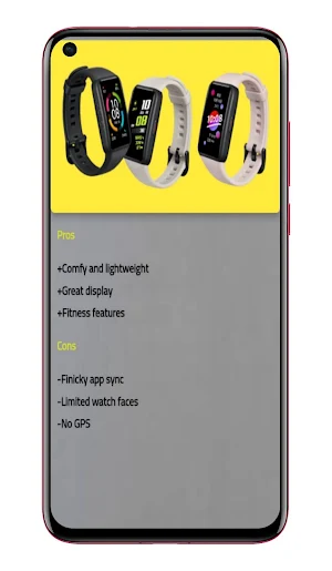 Huawel Band 6 fitness  Guide Screenshot 0