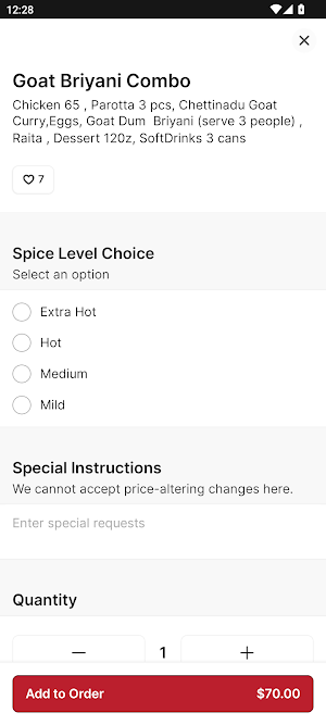 Chettinadu Indian Cuisine Screenshot 3