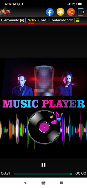 Temerarios Music Radio Screenshot 0