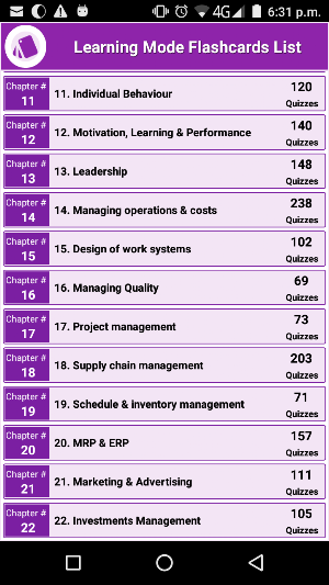 Mini MBA: Master in Business Management Review PRO Screenshot 2
