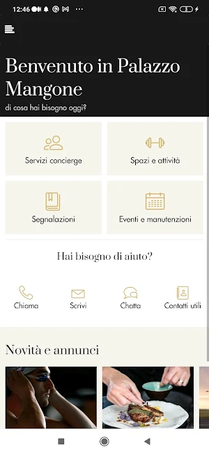 Palazzo Mangone Concierge Screenshot 2