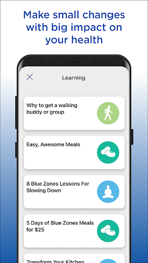Blue Zones Health Screenshot 1