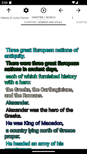 zBook: History of Caesar Screenshot 1