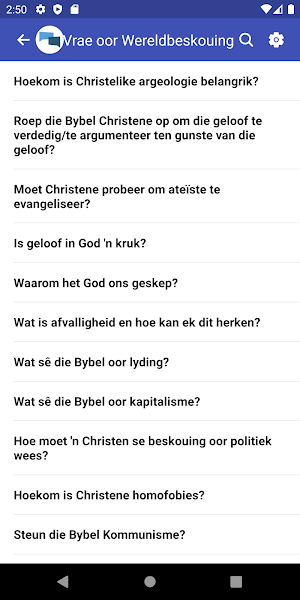 Het u vrae? Screenshot 2