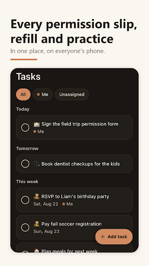Unburden: Family Organizer Screenshot 2