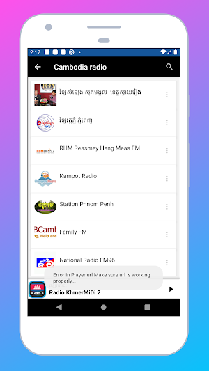 Radio Cambodia: All radios FM AM - Radio Khmer Pro Screenshot 3