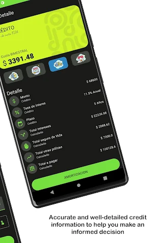 OPEX - Credit Simulator Screenshot 2