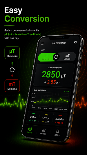 EMF Detector - Metal Scanner Screenshot 2