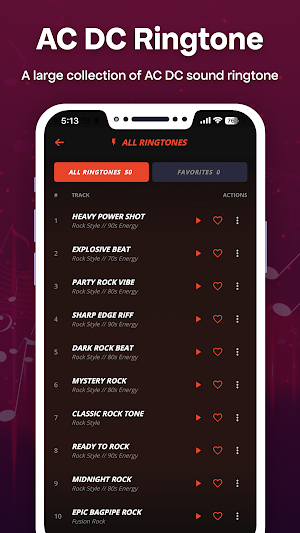 AC DC Ringtone Screenshot 1