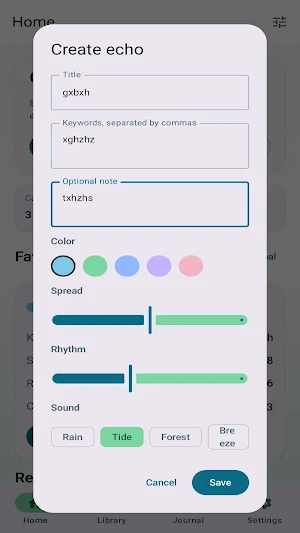 EchoNest Screenshot 1