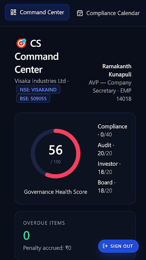 Visaka CS OCC Screenshot 1