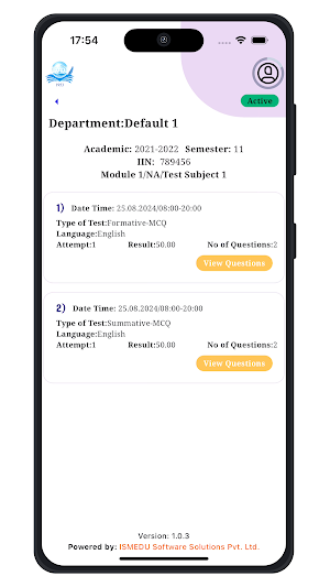 SemeyStudent Screenshot 1