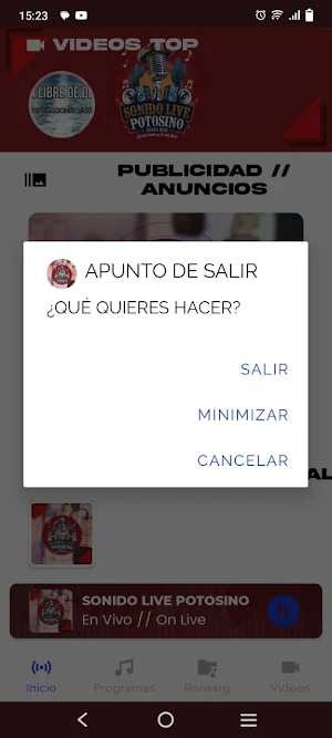 Sonido Live Potosino Screenshot 1