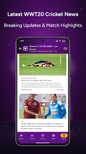 Women's T20 WC 2026 - Live Screenshot 2