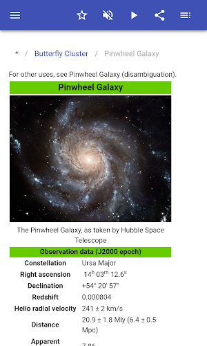 Messier Objects Screenshot 2
