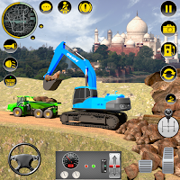 Excavator sim destroying games