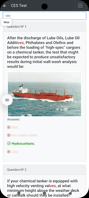 Chemical tankers CHaS Mng CES Screenshot 2