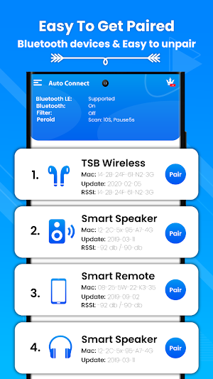 Bluetooth scanner Pair Finder Screenshot 1