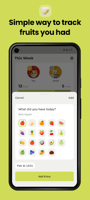 Fruits Buddy - Track Together Screenshot 1