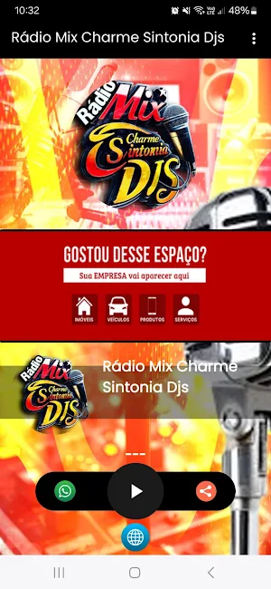Rádio Mix Charme Sintonia Djs Screenshot 2