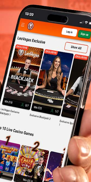 LeoVegas Screenshot 1