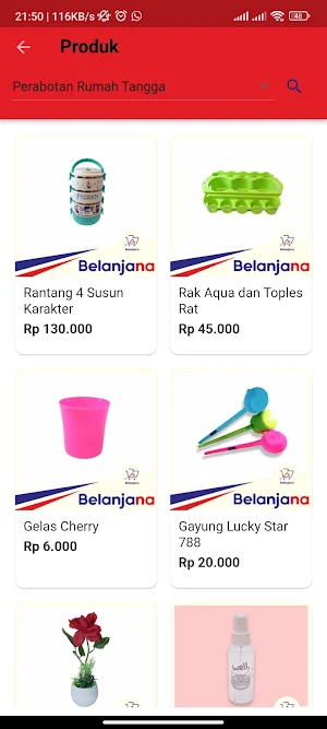 Belanjana Screenshot 2