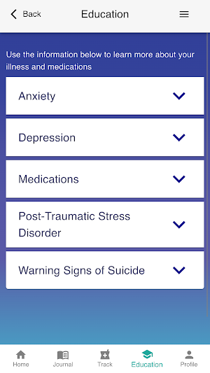 Antidepressant Adherence Screenshot 2