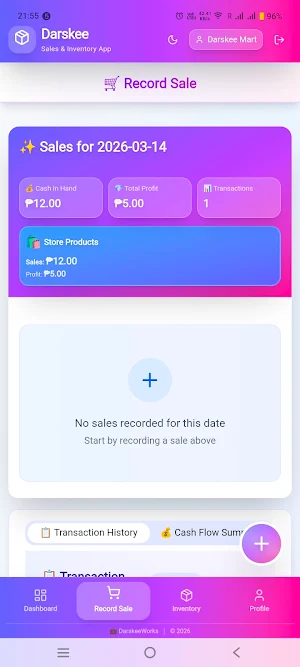 Darskee-Sales & Inventory App Screenshot 2