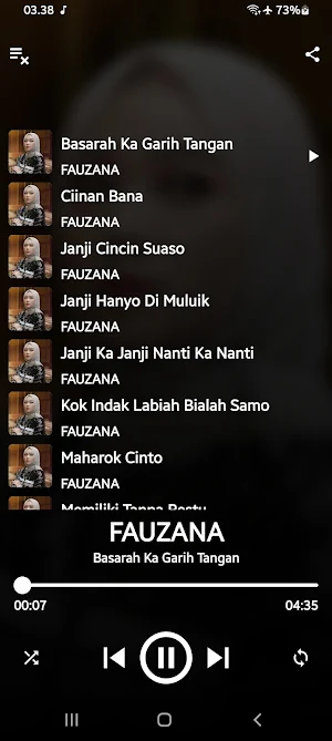 Fauzana Pop Minang Screenshot 1