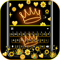 Funky Queen Gravity Keyboard Background