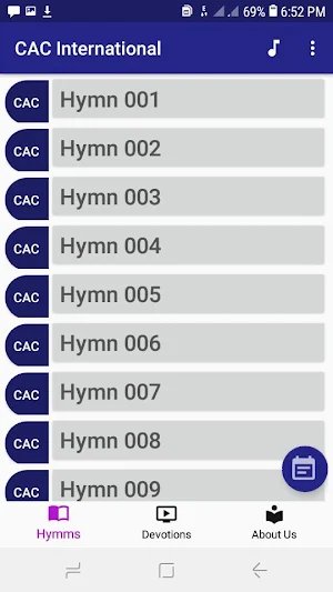 CAC Hymn Book - Twi Screenshot 1