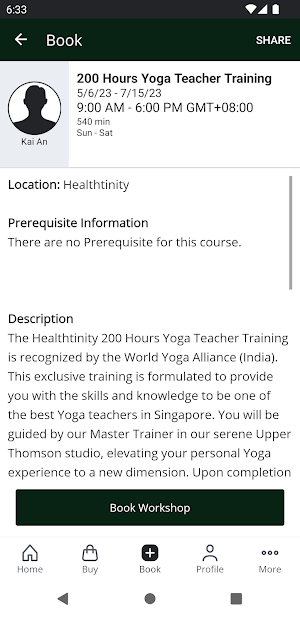Healthtinity Screenshot 2