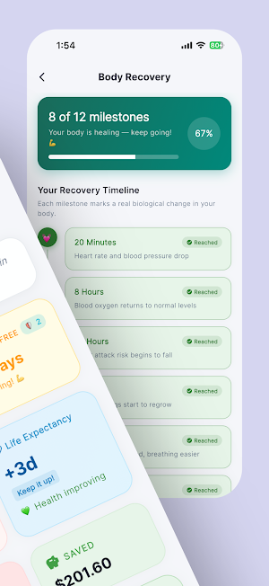 No Smoke: Quit Smoking Today Screenshot 1