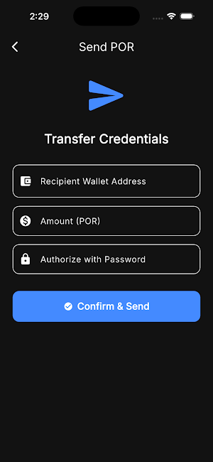 Porus Wallet Screenshot 3