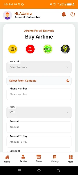 Msjdatasubs | data & airtime Screenshot 2